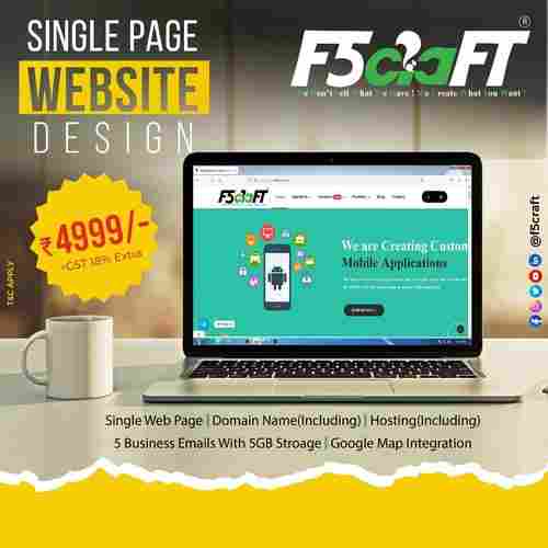 Single Page Website Designing Services