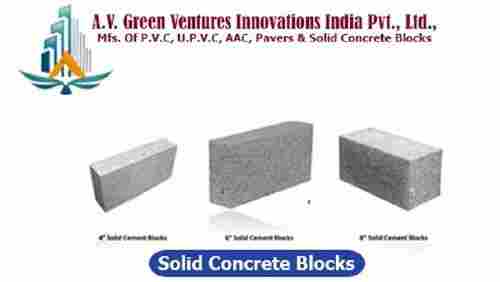 Environment Friendly Solid Concrete Blocks