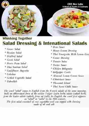 Salads And Dressing Training Coaching Classes