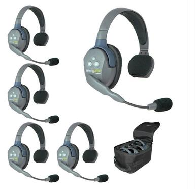 Eartec Ultralite Full Duplex Wireless Talkie Headsets With Speaker