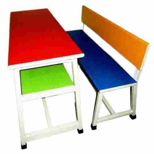 Colorful Wooden School Class Room Desk For Kids