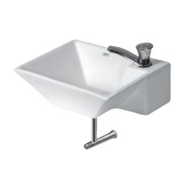 White Corner Hand Wash Basin Sink