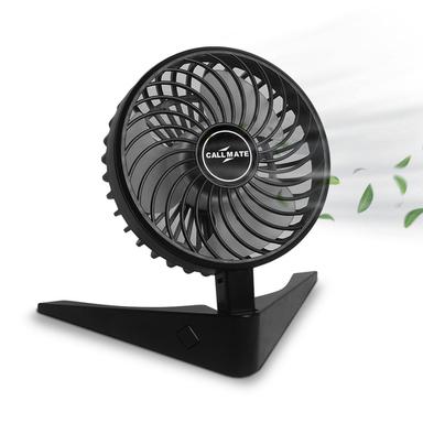 Black Abs Small Table Desk Cooling Fan