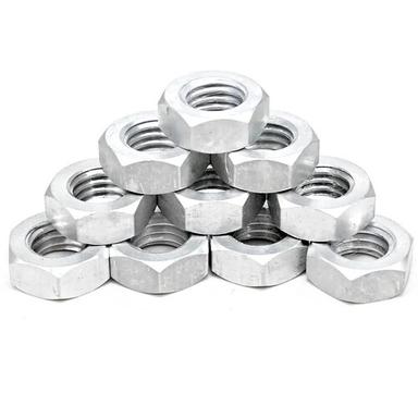 Silver Steel Hex Structural Nut