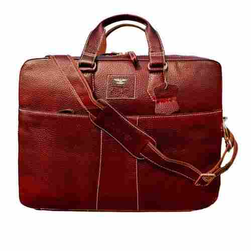 Unisex Premium Leather Laptop Bag for Office Use