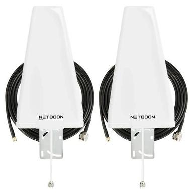 Abs Plastic Dual External Wi-Fi Signal Receiver Antennas With Hlf 200 Cable Kit