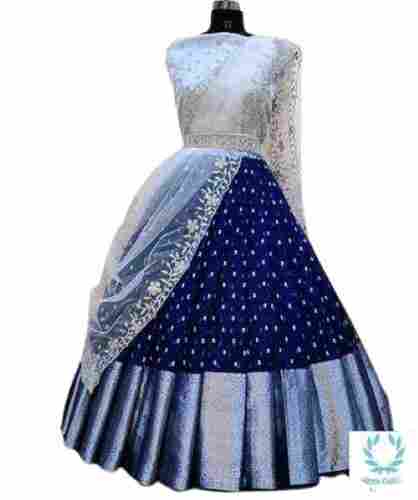 Ladies Party Wear 6.3 M Length Printed Cotton Silk Antique Saree