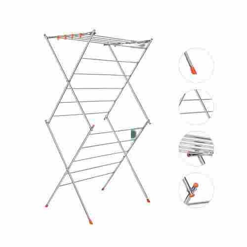 Heavy Duty Stainless Steel Floor Cloth Drying Stand