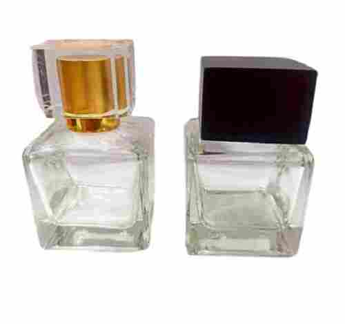 Easy To Carry Lightweight Transparent Glass Perfume Bottles With Lid