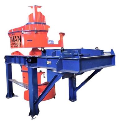 Floor Mounted Electrical Semi Automatic Heavy-Duty Vertical Shaft Impact Crusher 