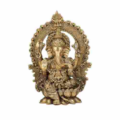 Lightweight Solid Brass Hinduism Theme Religious Lord Ganesha Statue 