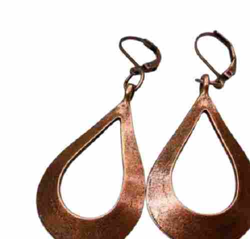 Copper Dangle Earrings For Girls 