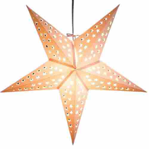Energy Efficient Lightweight Star Shape Electrical Paper Decorative Hanging Lamps