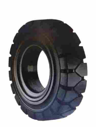 Round Shape Solid Rubber Heavy Duty Solid Forklift Resilient Tyres For Vehicles