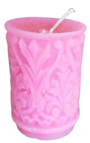Available In Different Colors Perfumed Designer Cylindrical Wax Candle