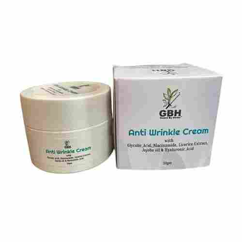 GBH Anti Wrinkle Cream with Glycolic Acid Hyaluronic Acid Niacinamide Licorice and Jojoba Oil