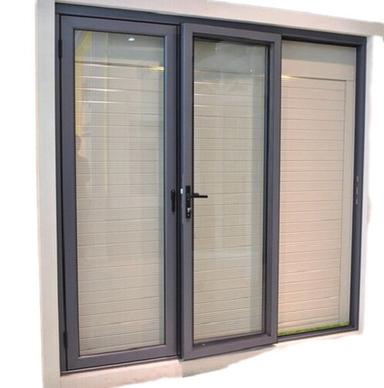 Polished Finish Corrosion Resistant Aluminum Folding Open Style Entrance Door