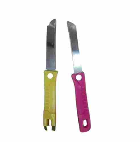 Available In Different Color Steel And Plastic Captain King Kitchen Knife