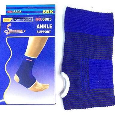 Plain Blue Color Ankle Support