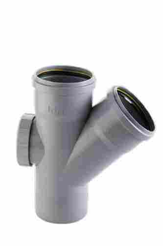 Leak And Crack Resistant Glossy Finish Pvc Y Drainage Water Pipe Fittings