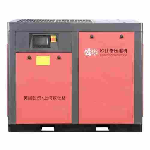 Double Screw Air Compressor with Inverter and VSDPM motor for energy saving
