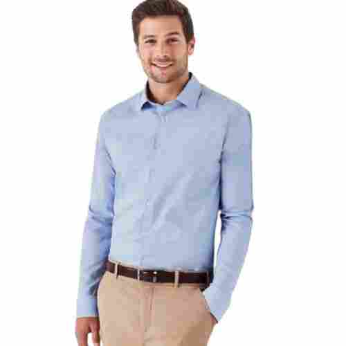 Formal Wear Regular Fit Full Sleeve Breathable Cotton Mens Plain Shirts