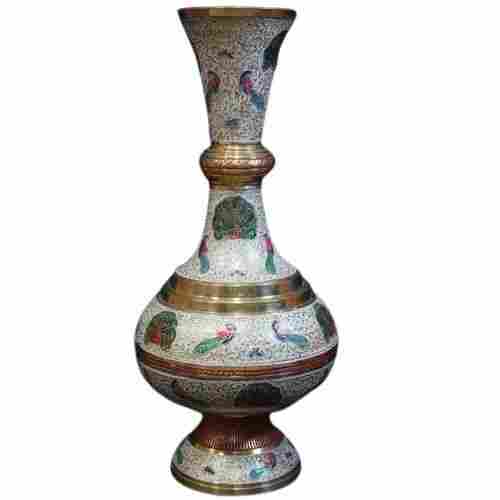 Round Shape Brass Flower Vase