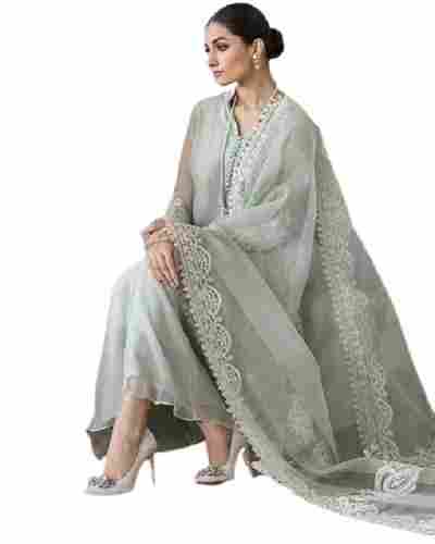 Casual Wear Regular Fit Long Sleeves Plain Pakistani Kurti For Ladies