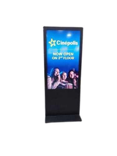 Free Stand Portable Electrical Digital Led Banner Standee For Advertising