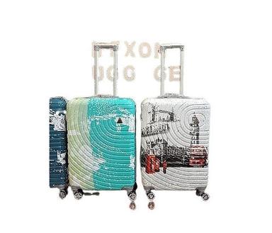 Plastic Crack Proof Printed Airport Luggage Trolley