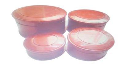 Round Shape Lightweight Crack Resistant Plastic Jewelry Boxes