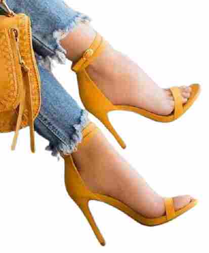 Slip Resistant Comfortable Fit Lightweight Pencil Heel Ladies Fancy Sandals