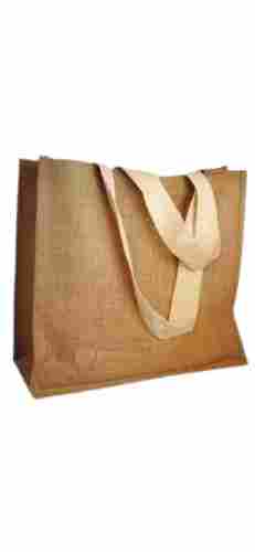 Plain Pattern Jute Shopping Bag