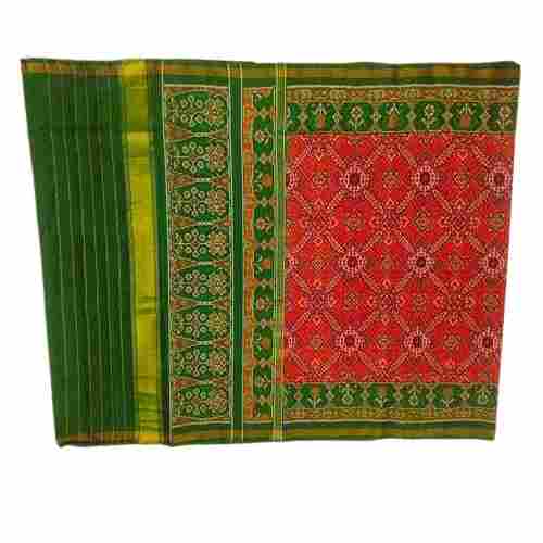 Pure Silk Patola Saree Single Patan Patola Saree Tradition Design with Blouse Piece