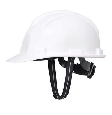 Crack Resistant White Plastic Safety Helmet