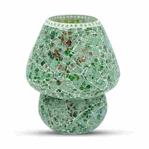 Multicolour Mosaic Crackle Glass Luxuriate Table Lamp