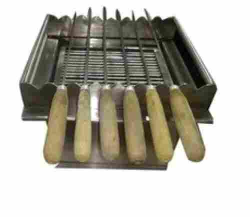 Polished Stainless Steel Barbeque Grill