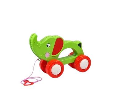 Green And Yellow Pull Along Elephant Toys
