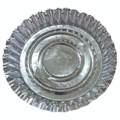 Round Shape Silver Disposable Paper Plate