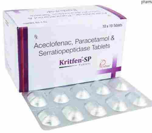Paracetamol Serratiopeptidase Tablet