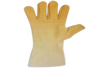 Breathable Comfortable Fit Full Finger Chrome Leather Safety Hand Gloves with Slip Resistant Grip