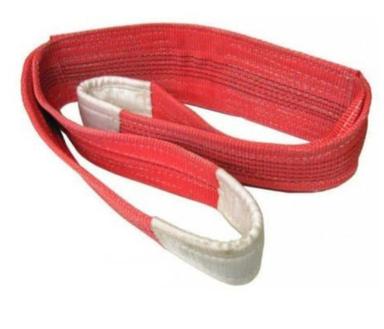 Red Color 6 Meter Length Web Sling Belt