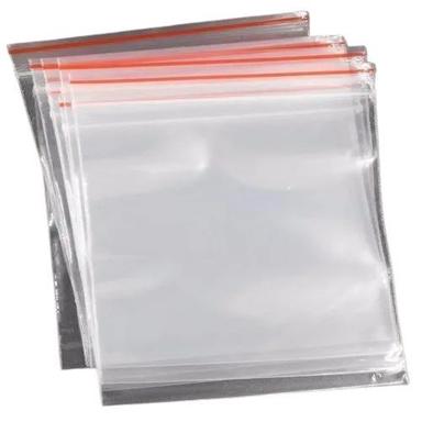 Transparent Plain LDPE Zip Bags