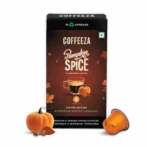 Coffeeza Pumpkin Spice Flavoured Aluminium Coffee Capsules