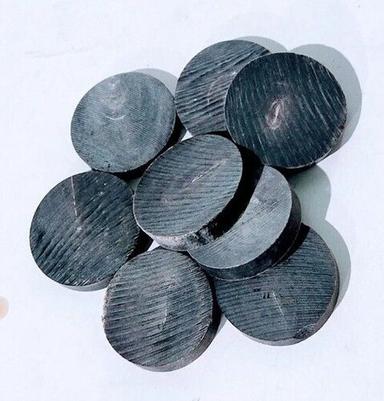 Black Color Round Shape Horn Button Blanks For Garments