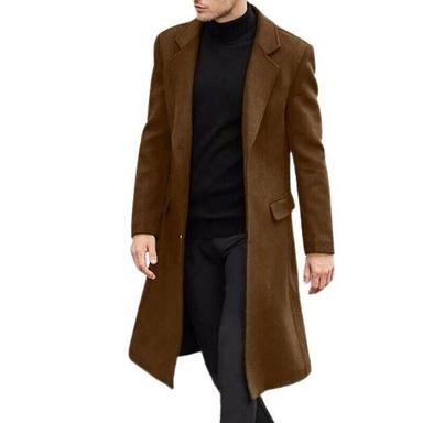 Full Sleeves And Premium Design Long Coat For Men