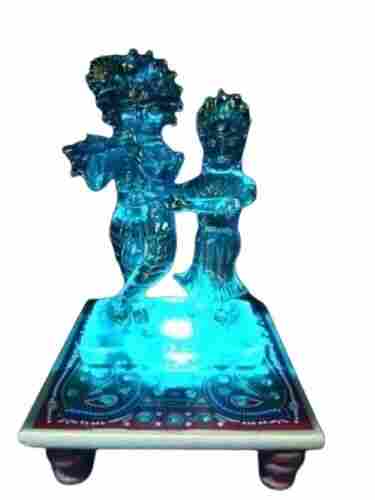 Glass Crystal Radha Krishan Statue