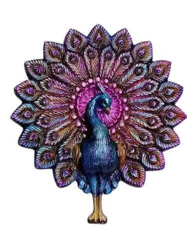 Table Mounted Polishing Finish Peacock Bird Sculpture for Home Decoration