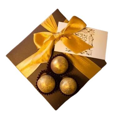 4.9 g Protein Round Shape Golden Wrapping Chocolate Ball