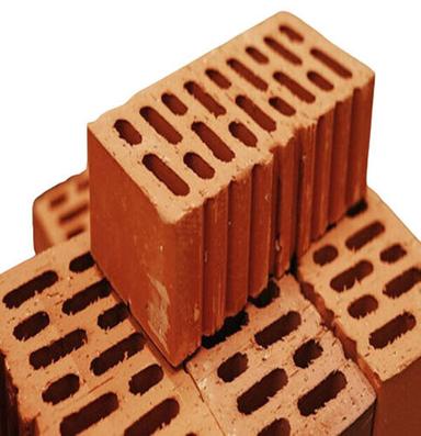 Red Color Plain Pattern Engineering Bricks For Side Walls
